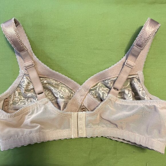 Glamorise Beige Full Figure Plus Size MagicLift Original Support Bra Wirefree 38 - Picture 6 of 8